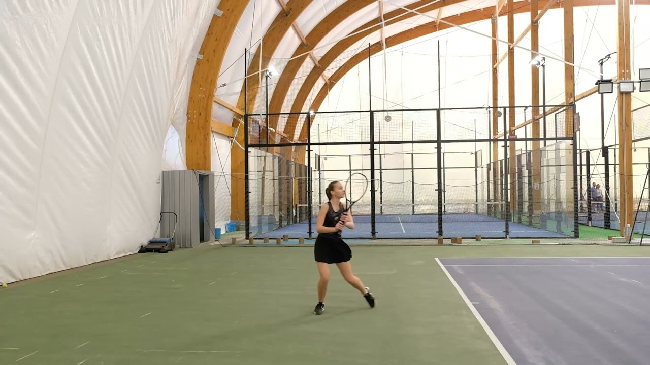 Milica Zagorac tennis recruitment video for fall 2025