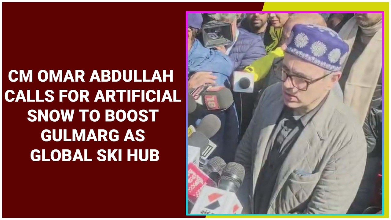 CM Omar Abdullah Calls For Artificial Snow To Boost Gulmarg As Global Ski Hub