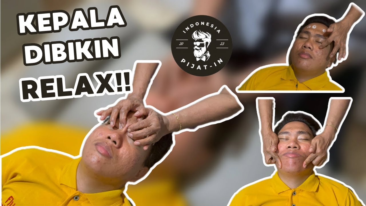 ASMR Massage . Head Massage. PIjat Kepala. RASANYA SANGAT RELAX!! 🇮🇩