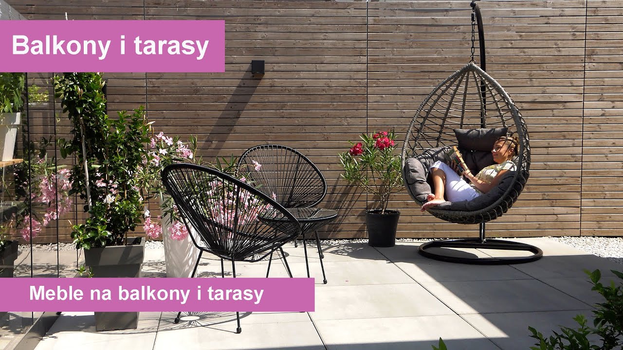 Meble ogrodowe na balkon i taras. Jakie meble wybrać?