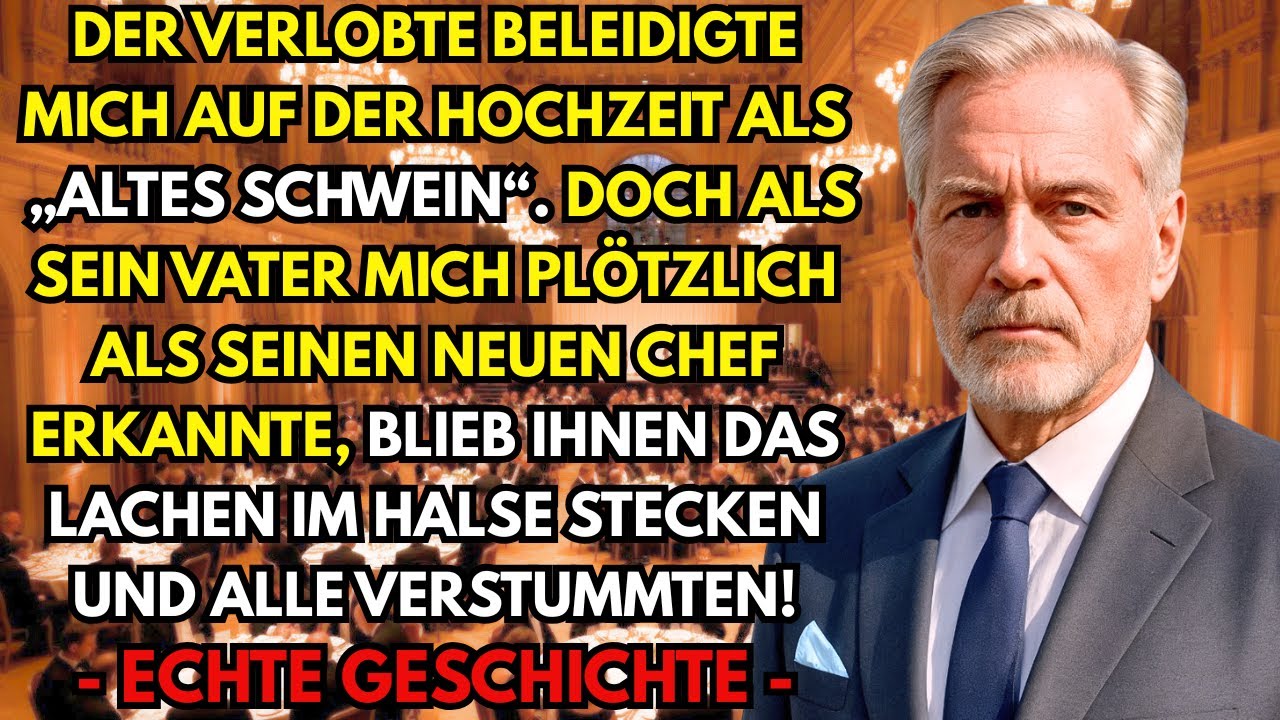 „Alte Sau“ – so stellte Schwiegersohn mich auf der Hochzeit vor. Meine Antwort verblüffte alle.
