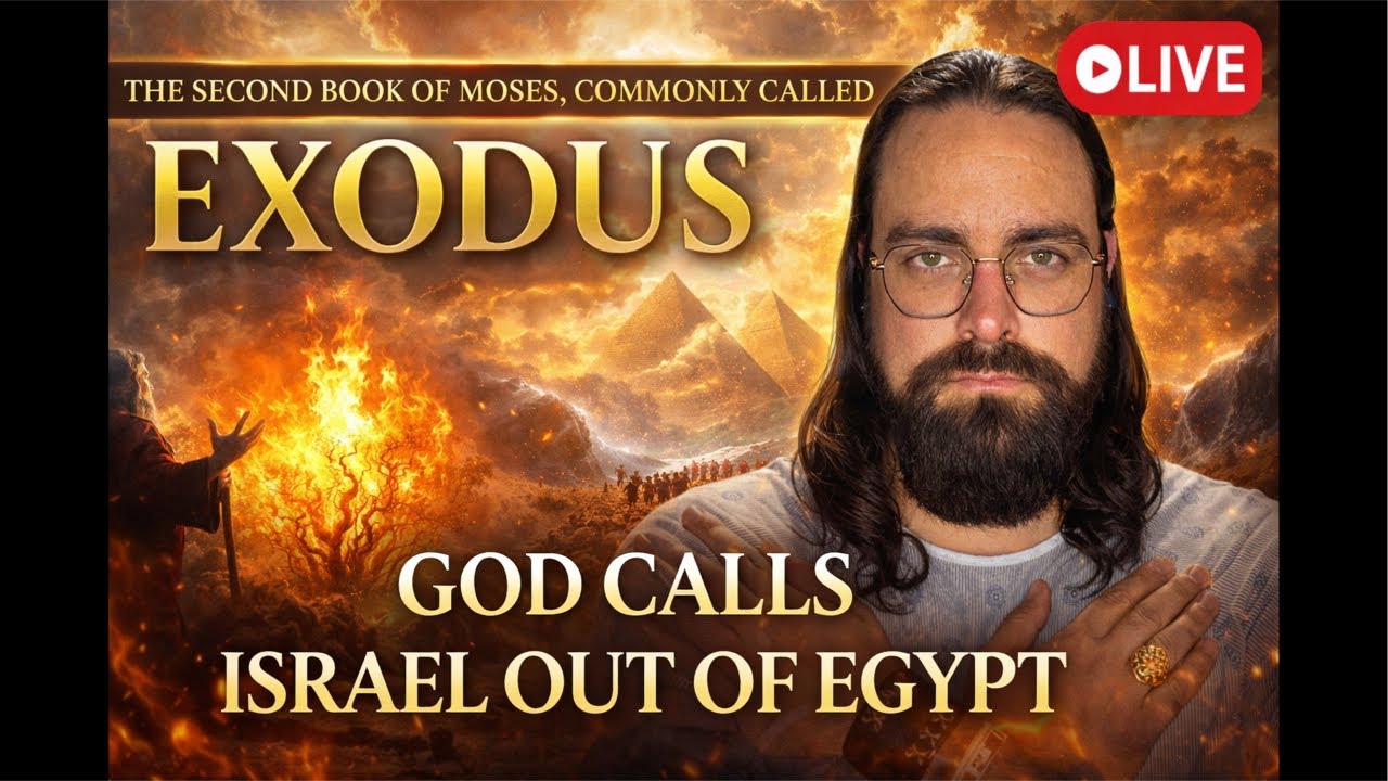 🔥GOD CALLS A DELIVERER🔥 LIVE Bible Reading Exodus 1–5 📖✨#LIVE #EXODUS #MOSES #TheWordofGod #IAM