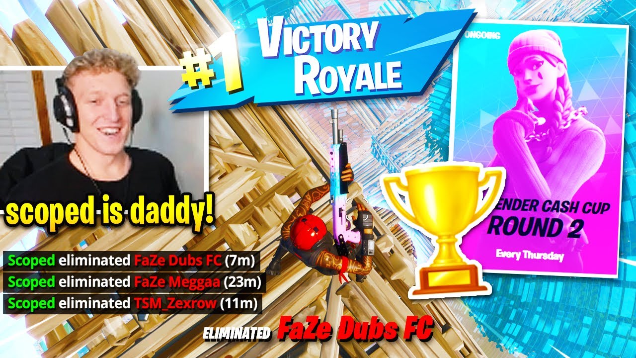 TFUE *MINDBLOWN* Spectating SCOPED *CARRY* HIM  in NEW DUO CASH CUP! (Fortnite)