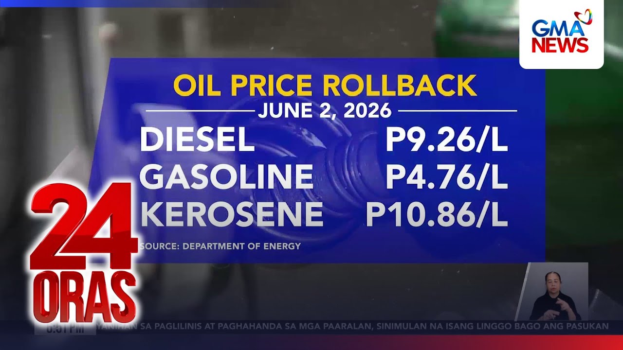 Bigtime oil price rollback ngayong Hunyo | 24 Oras