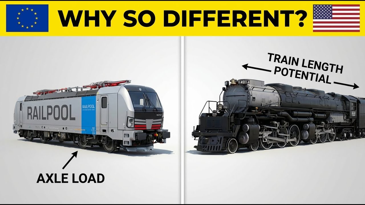 Why American and European Locomotives Are So Different?