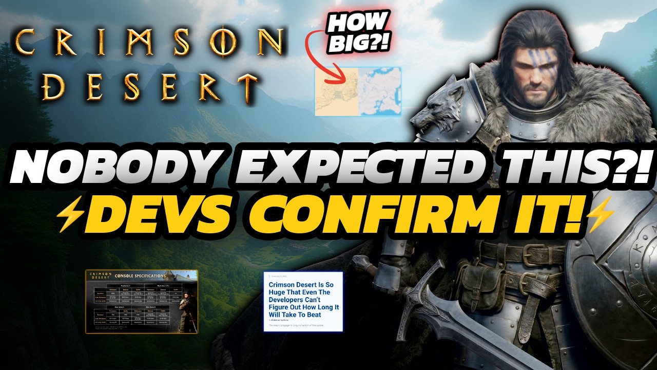 Багровая пустыня — масштаб просто невероятный! | Новые характеристики консолей + многое другое