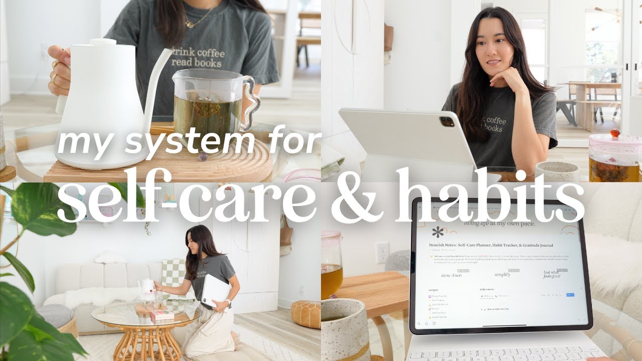 📝 How to Create Healthy Habits & Prioritize Self-Care | Notion Tour