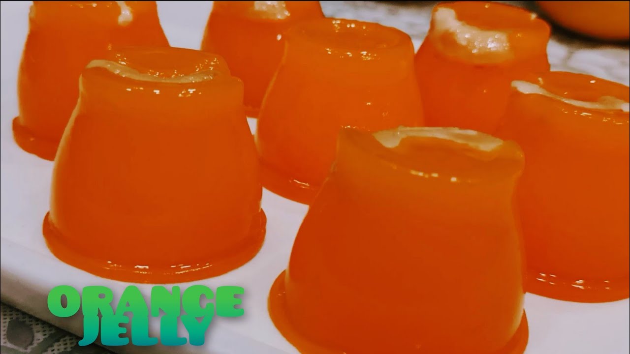 ONLY 3 INGREDIENTS MAKE ORANGE JELLY II ORANGE JELLY BELLY