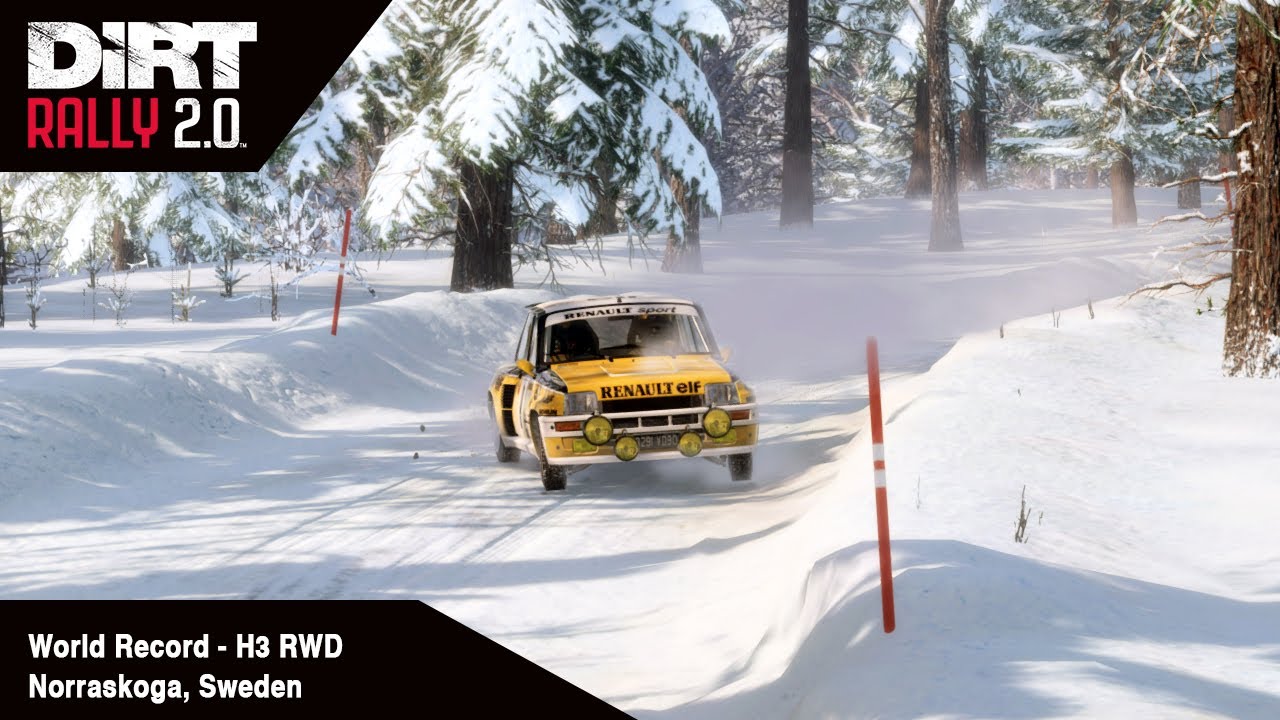 World Record, Norraskoga Sweden, Renault 5 Turbo (H3 rwd) 