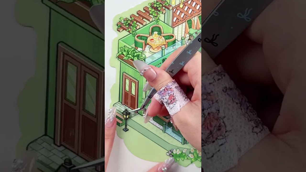 [ASMR] DIY Cute 3D Sticker Scene Collection | Extra Long Relaxing Playtime ✨🐾📖