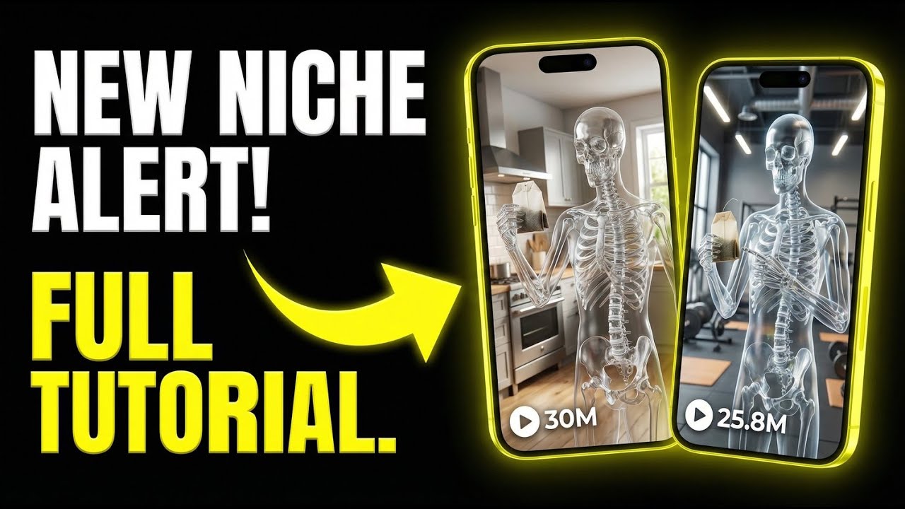 How To Make Viral Skeleton Educational Shorts With AI (VERY EASY)