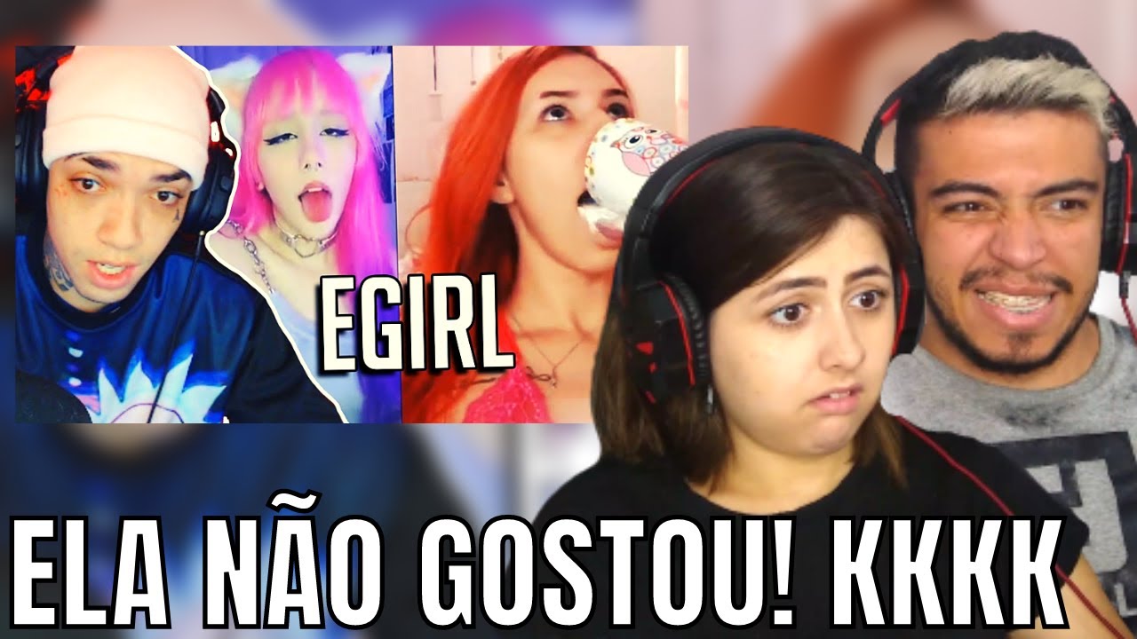 (F- DAVID)  REACT (ALEATORIAMENTE) - EGIRL NÃO DEVIA EXISTIR | CASALZINHO