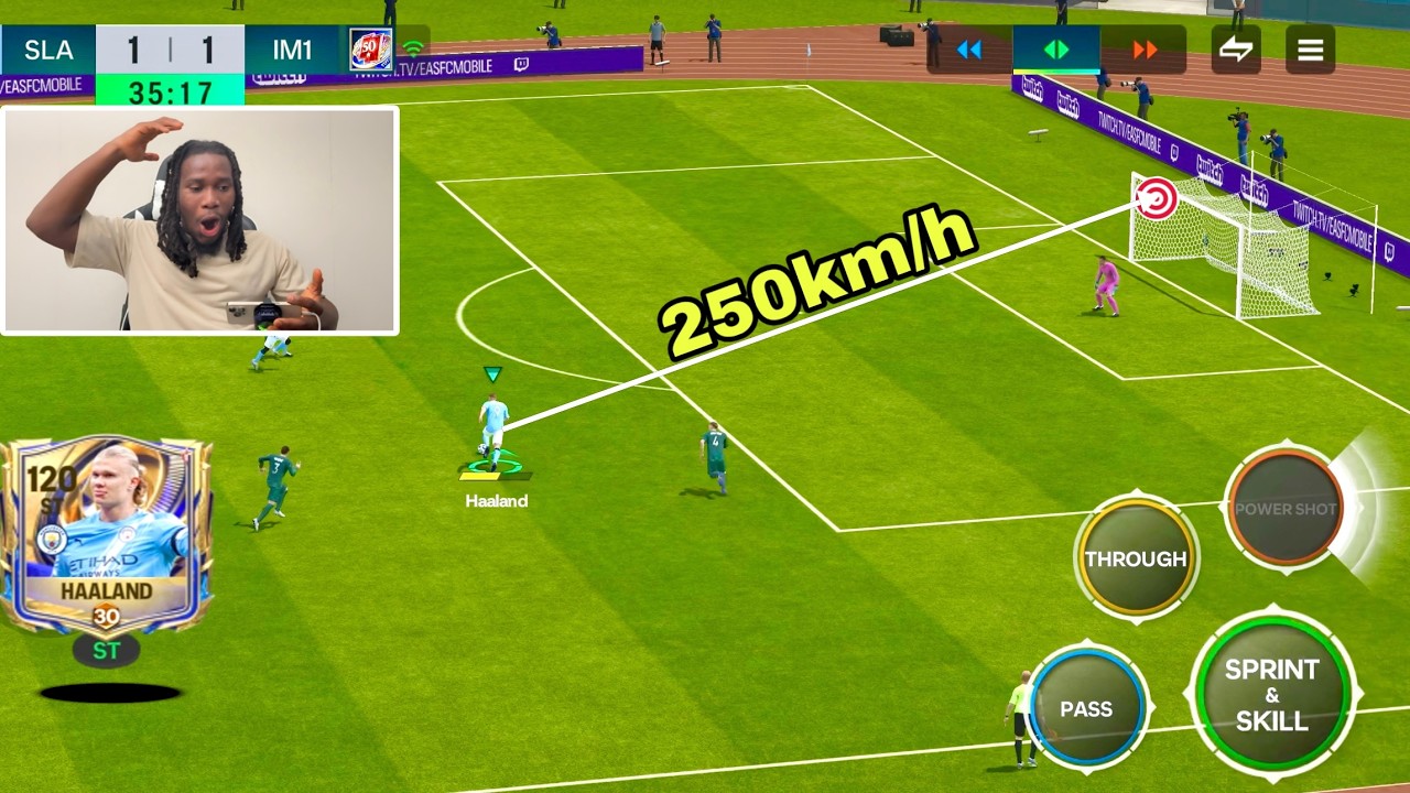 120 Rated UTOTY Haaland POWERSHOT🤯🚀 FC 26 MOBILE