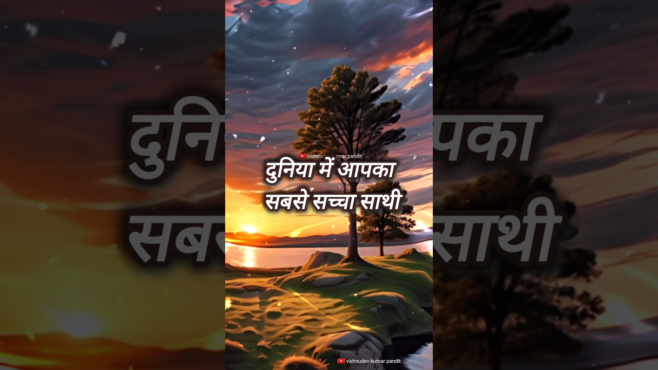 दुनिया में आपका सबसे सच्चा साथी ना माता।Best Motivational Quotes 