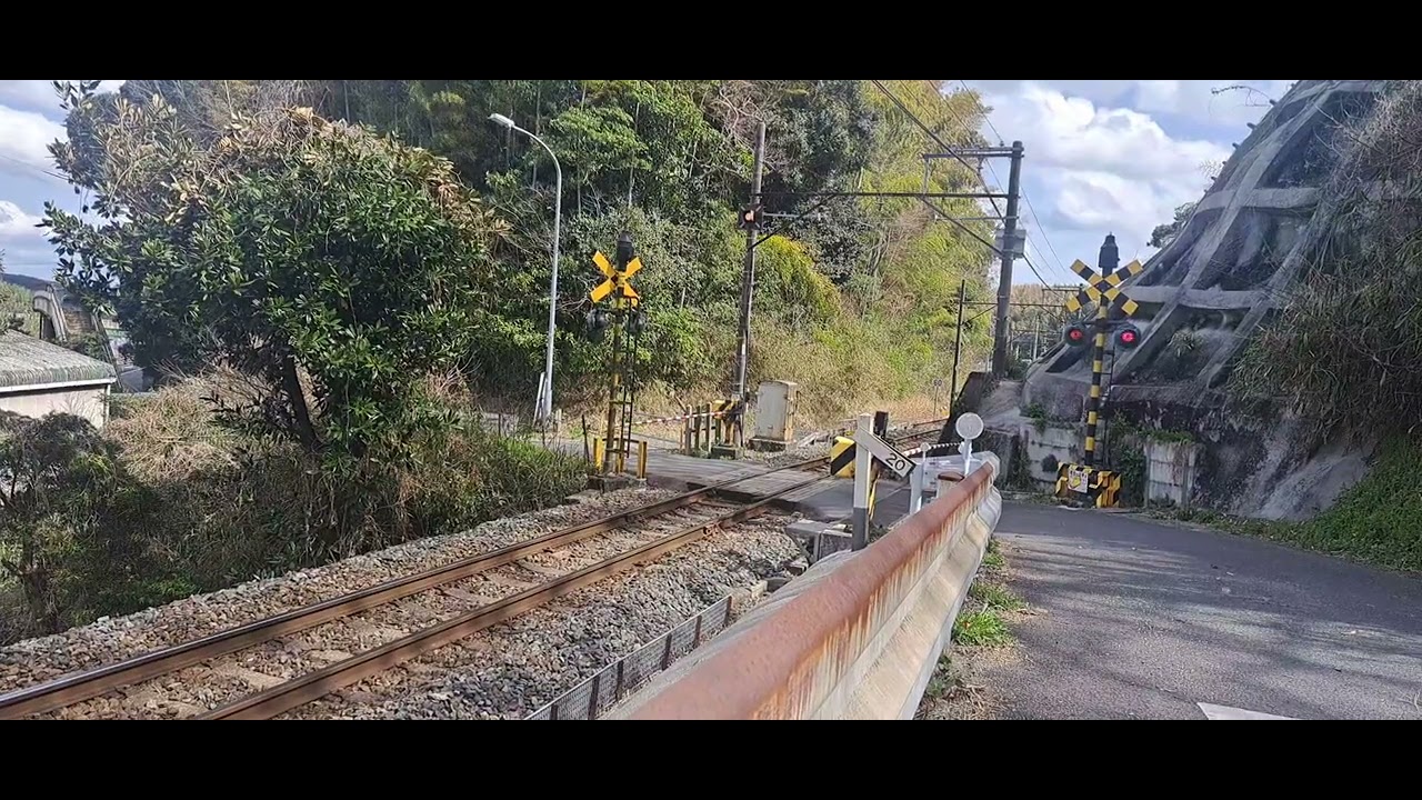 三岐鉄道5000系 山城6号踏切 通過