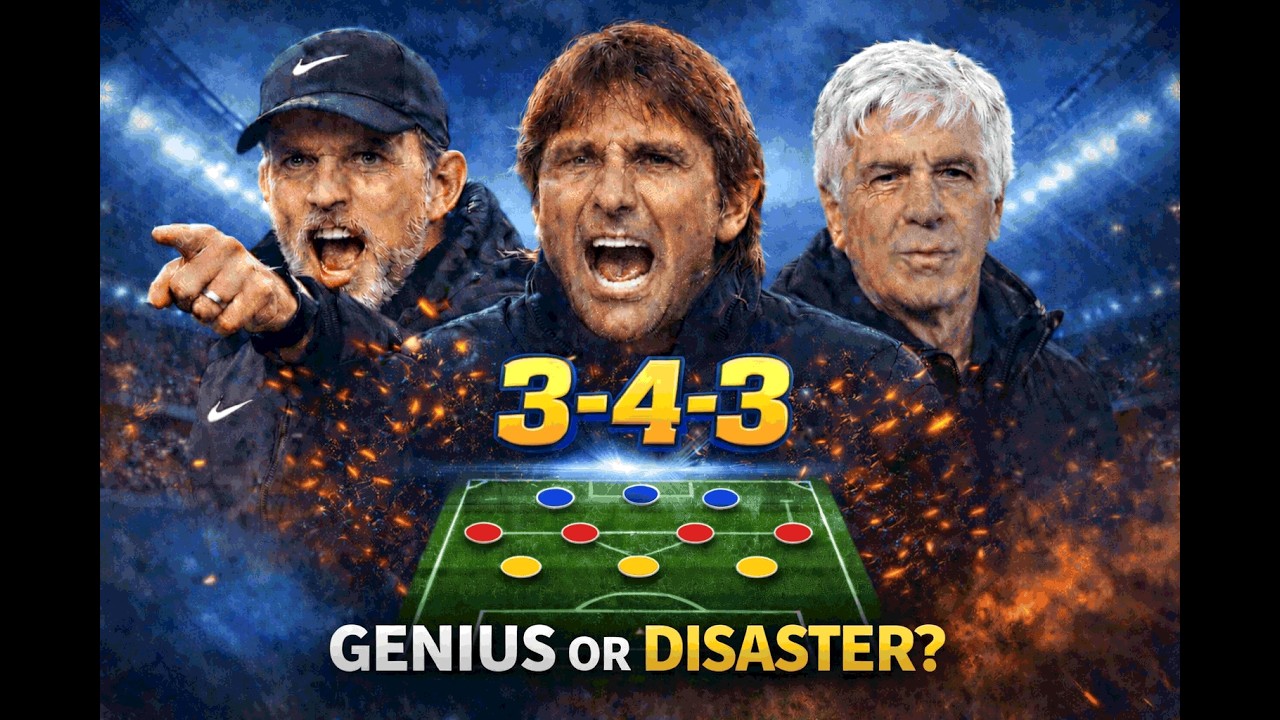 The 3-4-3: Genius System or Tactical Disaster? | Pressing, Defending, Attacking