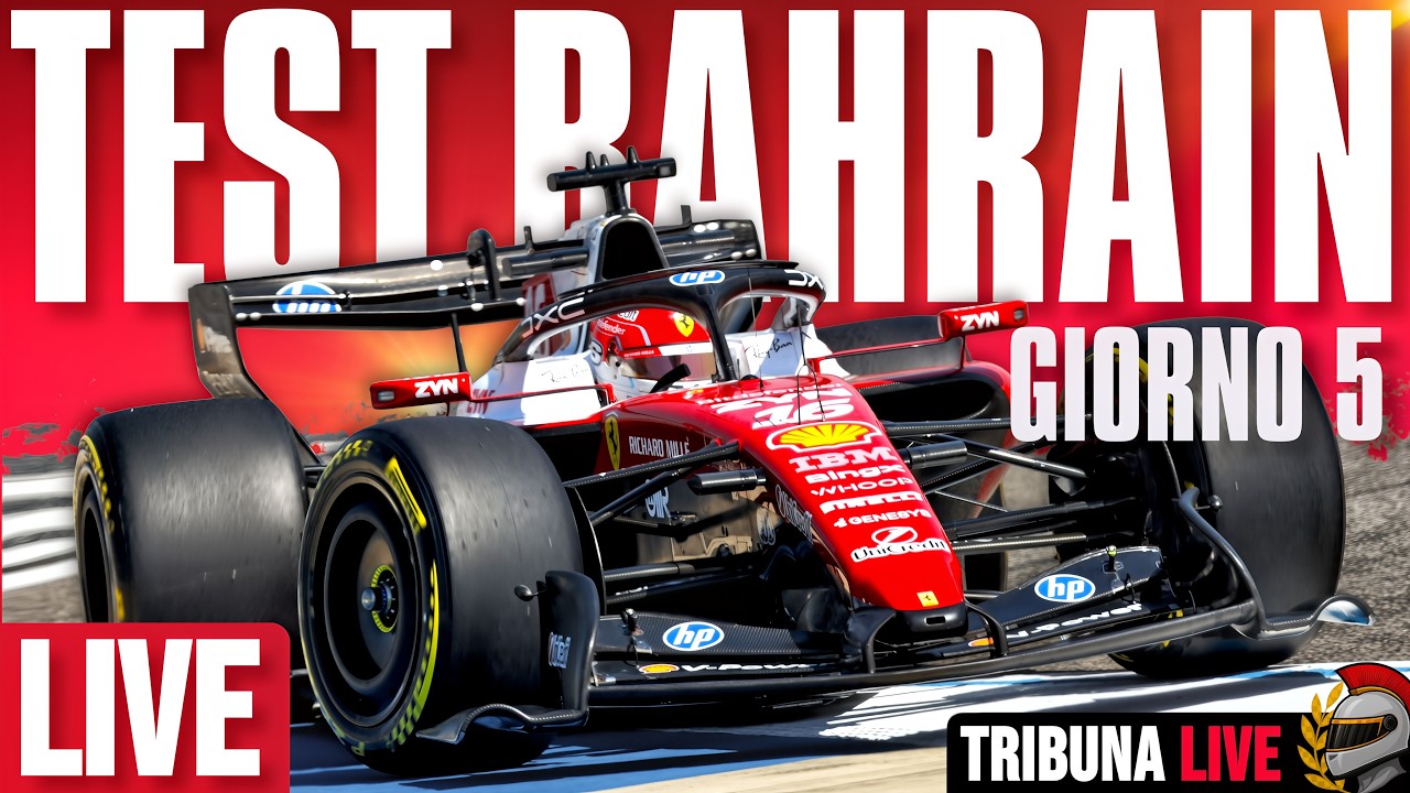 🔴LIVE TEST F1 BAHRAIN🔥GIORNO 5🔥FERRARI PUO PUNTARE IN ALTO? SCOPRIAMOLO!
