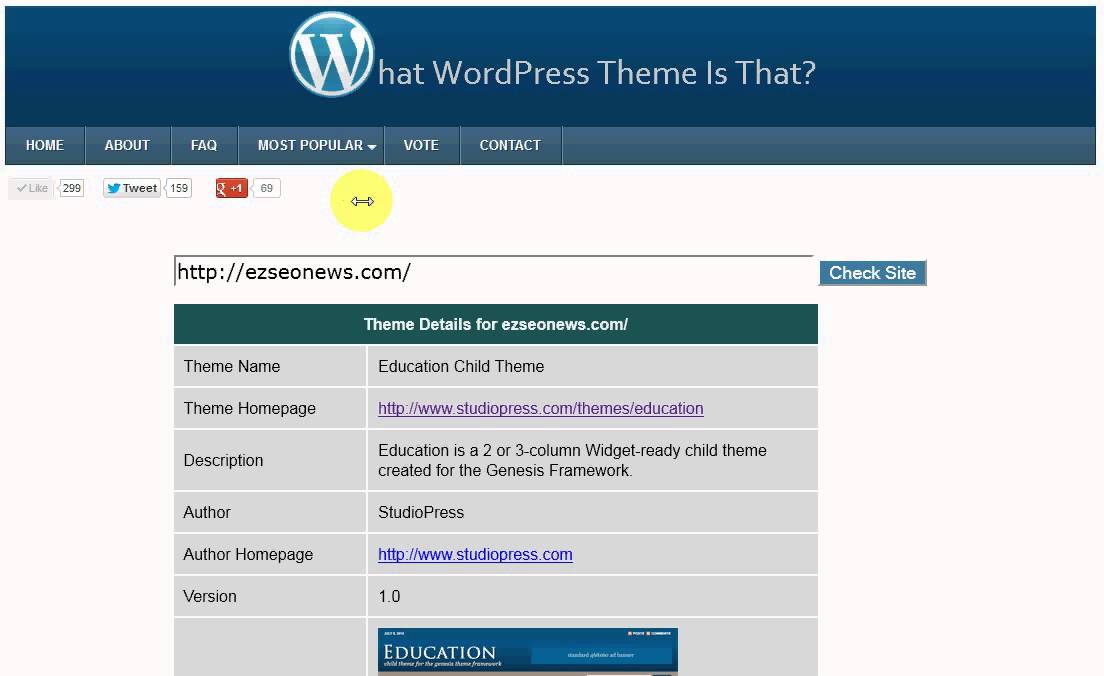 What WordPress Theme Is That? - New Features