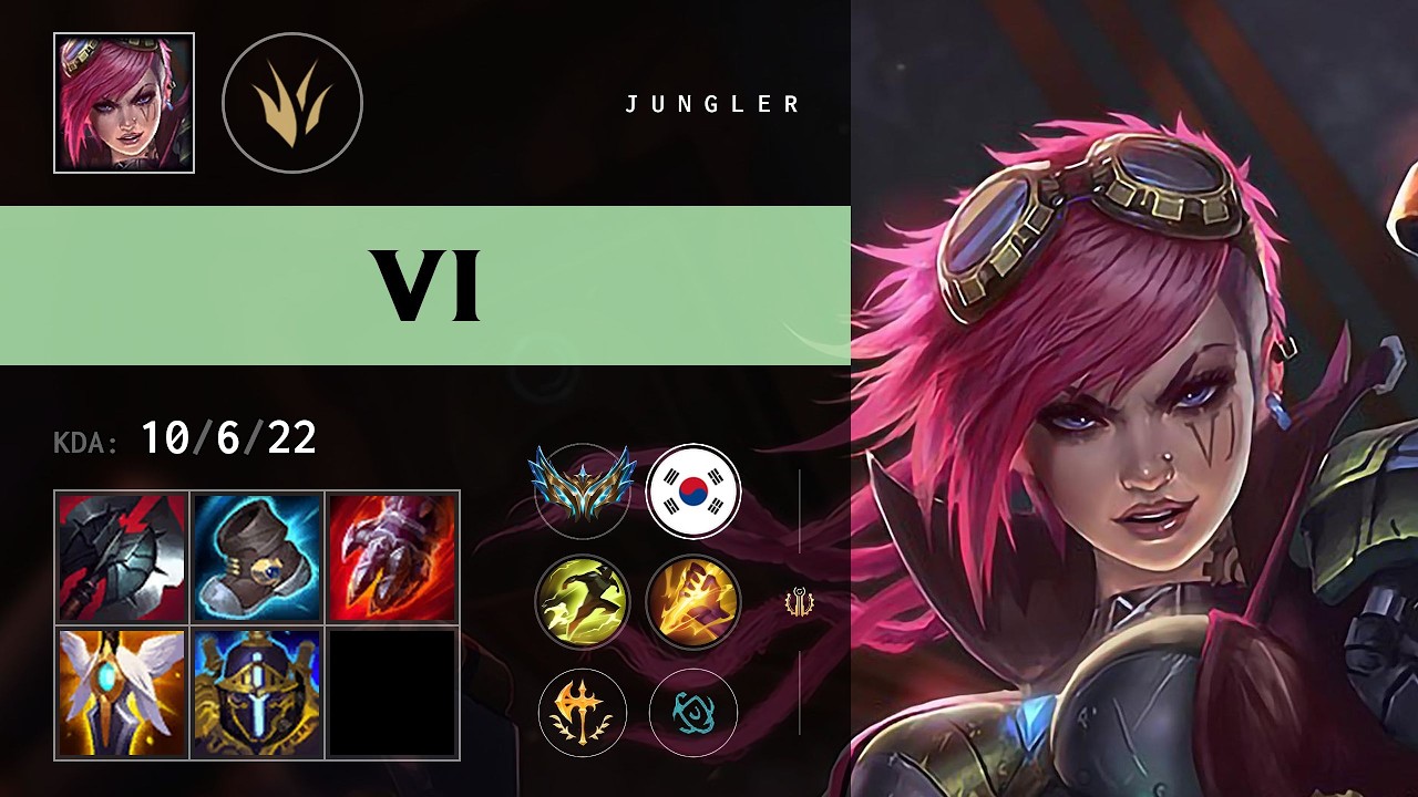Vi Jungle vs Lee Sin (OMG Juhan) - KR Challenger Patch 26.18