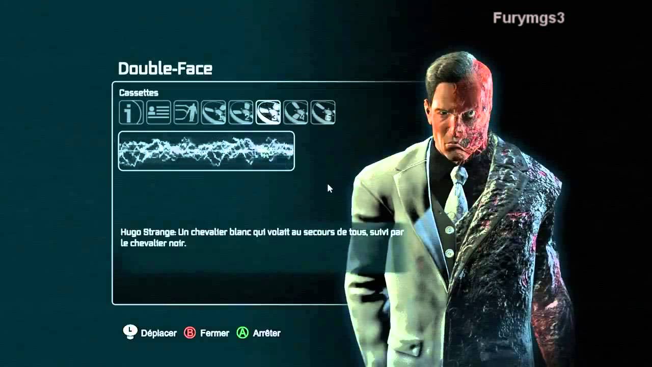 Entretiens Double-Face, Arkham City FR