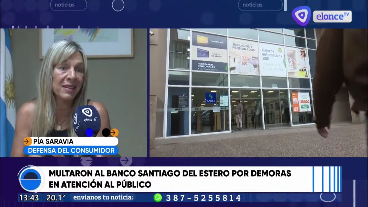 Multan a Banco por demoras en la atención