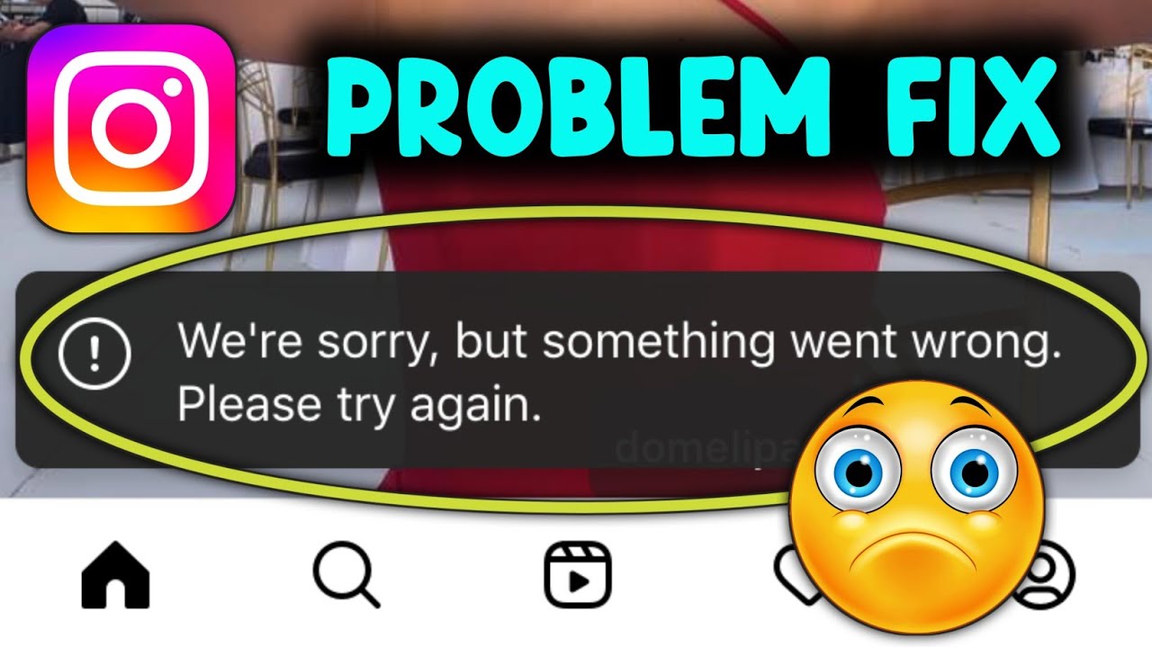 We&rsquo;re sorry but something went wrong please try again, instagram error, instagram login problem