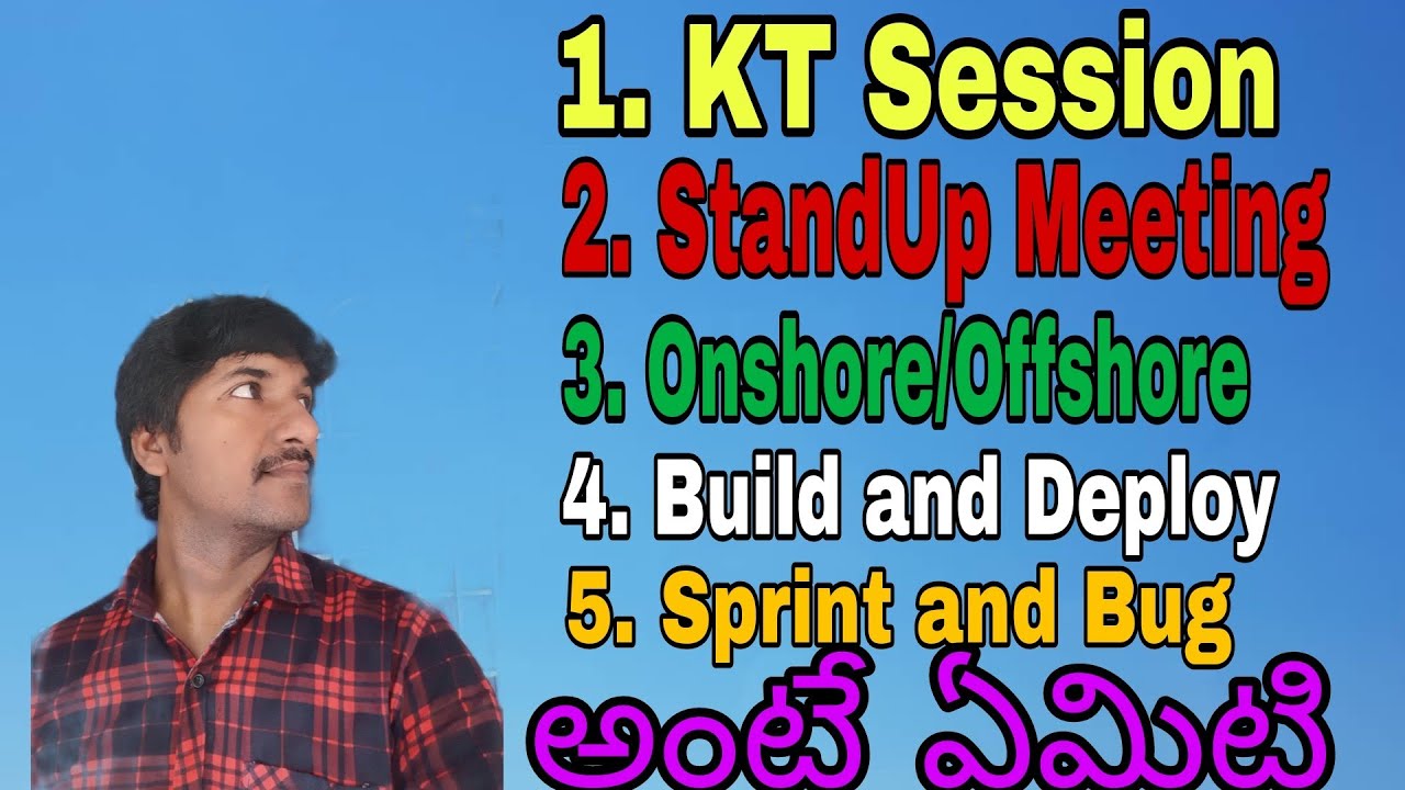 Every IT Employee Must Known Technical Terms in IT industry (Telugu)