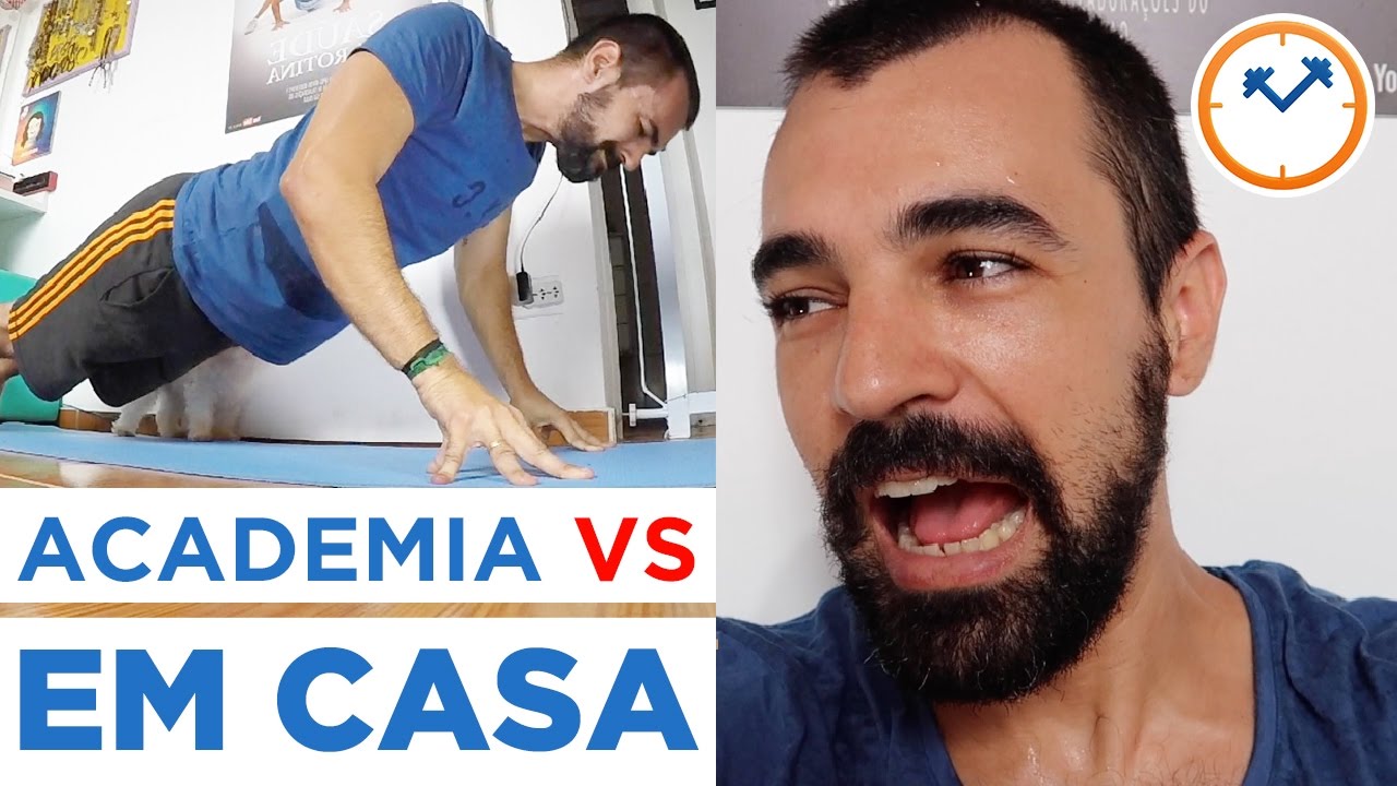 ACADEMIA OU EXERCÍCIO EM CASA? TREINO DE FLEXÃO DE BRAÇO | Saúde na Rotina