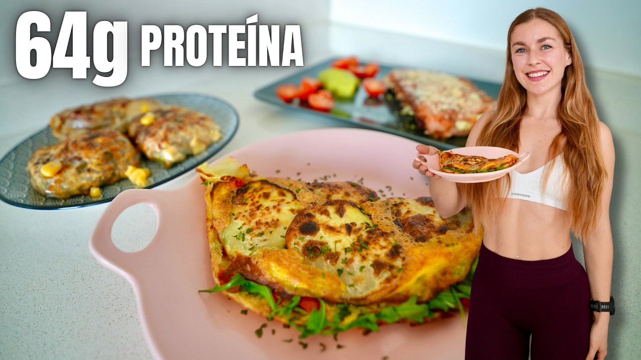 3 Cenas Altas en Prote&iacute;na F&Aacute;CILES 💪🏻 Recetas Saludables para Perder Grasa y Ganar M&uacute;sculo