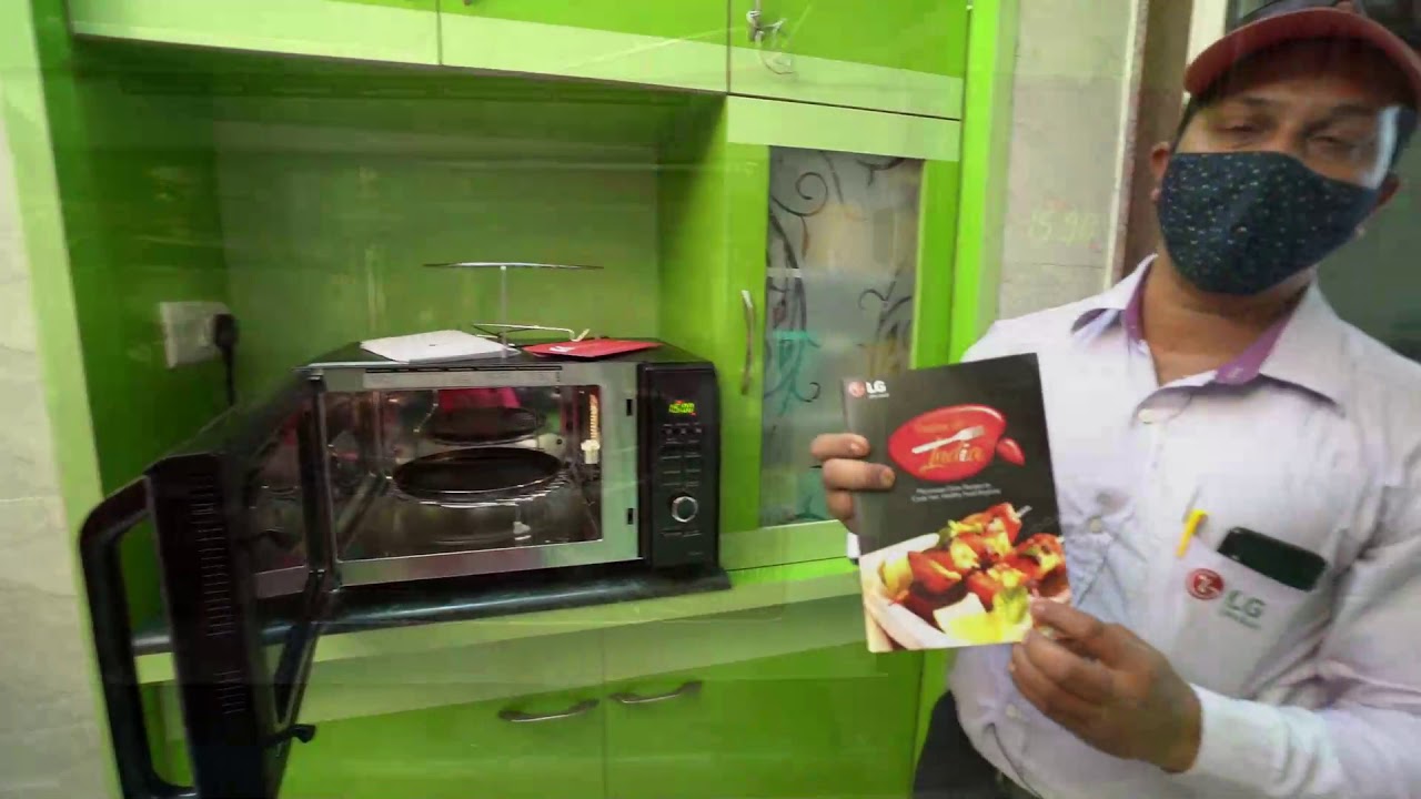 LG 28 L Charcoal।। Convection ।। Microwave Oven Demo।। Model MJ2886BWUM Part- 1. by uday shiudkar.