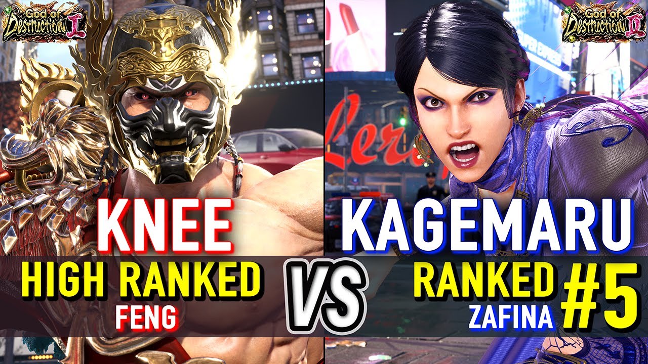 T8 🔥 KNEE (Feng) vs KAGEMARU (#5 Ranked Zafina) 🔥 Tekken 8 High Level Gameplay