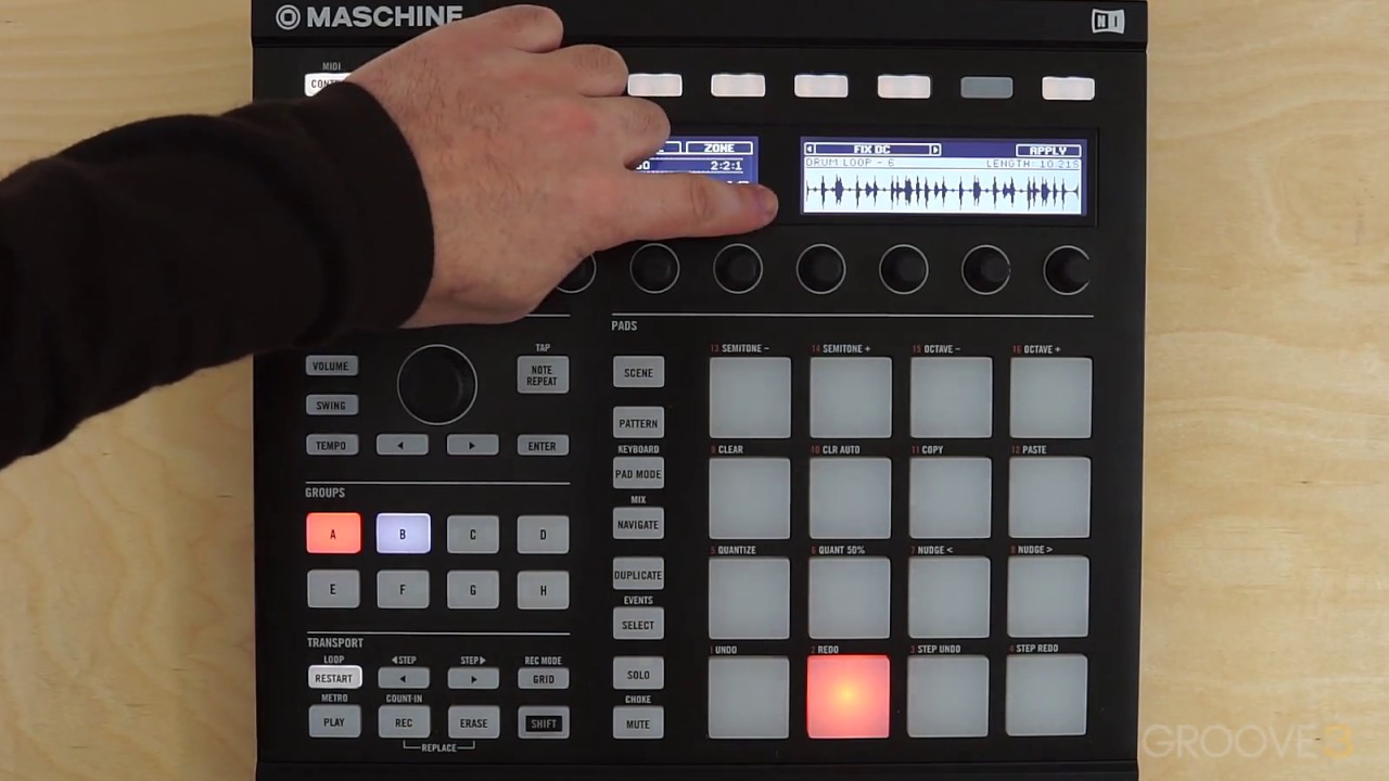 MASCHINE Know-How Sample Editing