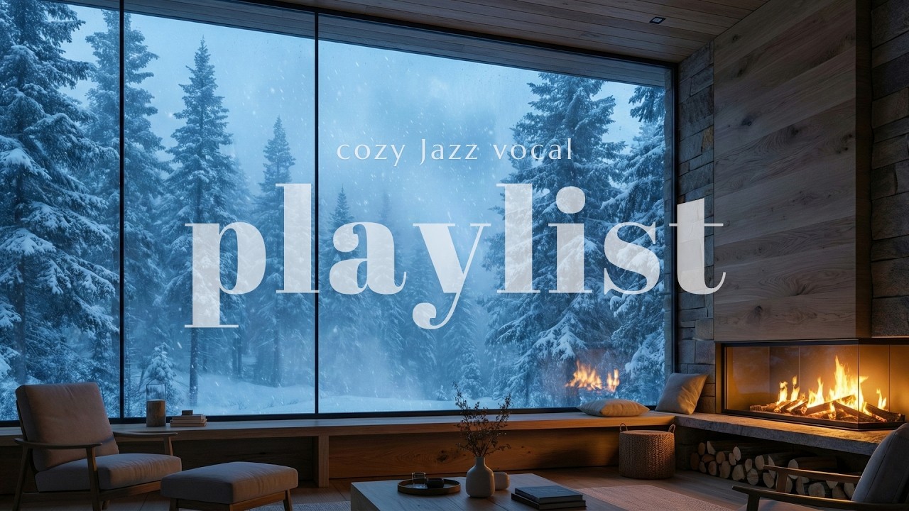 playlist |  눈 내리는 고요함 속 잠시 멈춰두는 마음 | piucalmato · winter cozy vibe