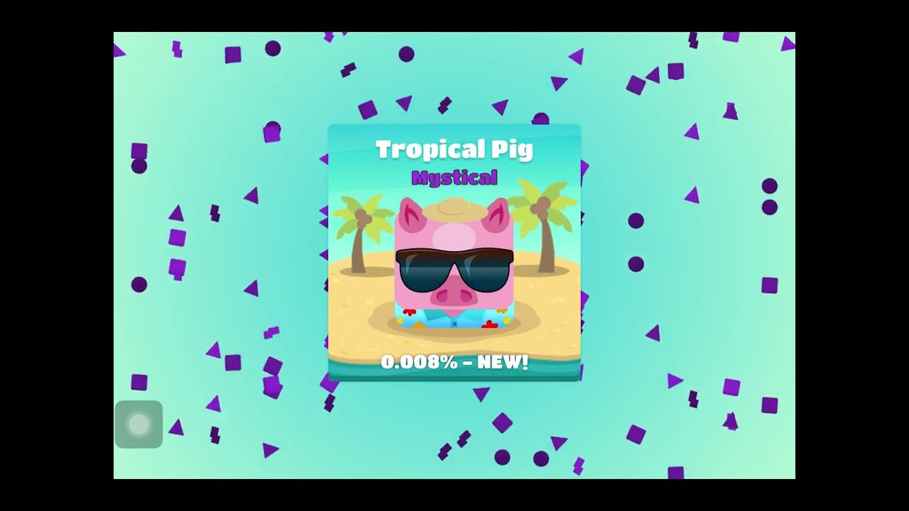 I pulled a mystical from the Summer Pack in Blacket! Tropical Pig (Limited Pack)