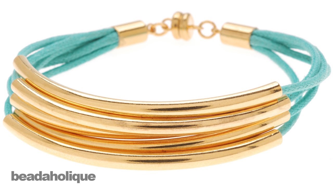 How to Use Round Cord Ends to Finish a Faux Wrap Bracelet