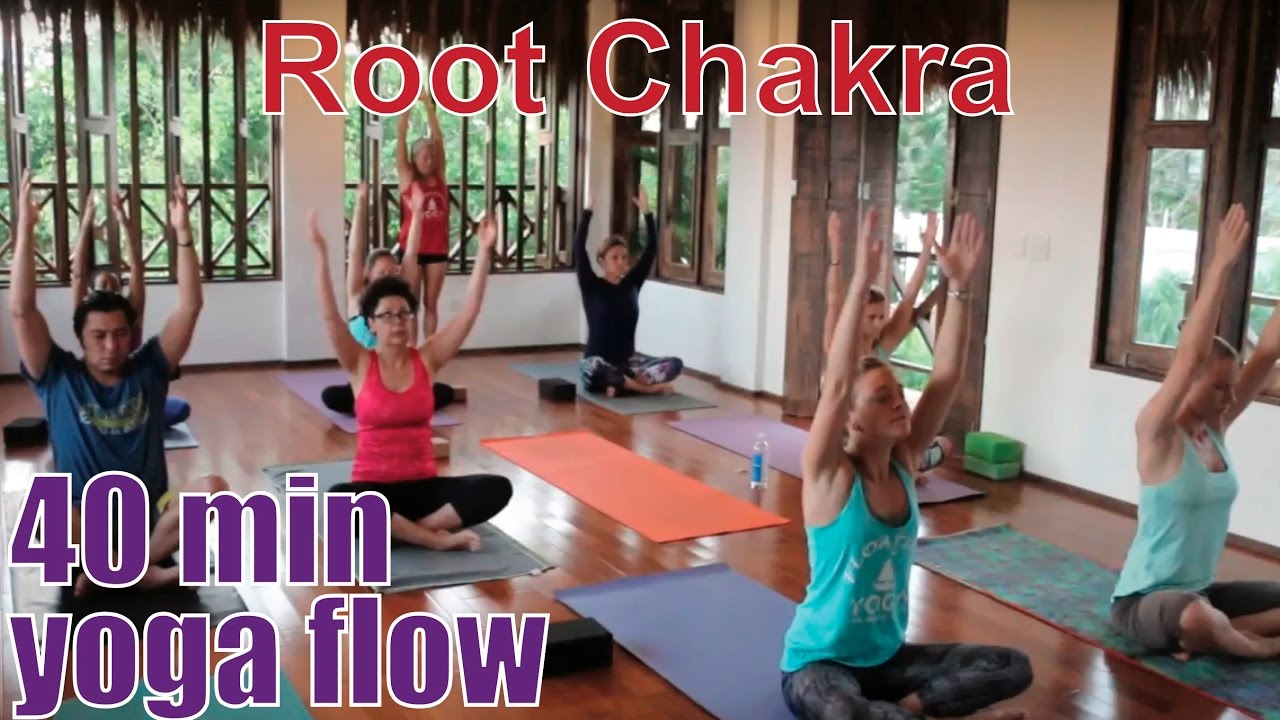 40 Minute Yoga Class - Chakra Series Part 1: Root Chakra (Muladhara)