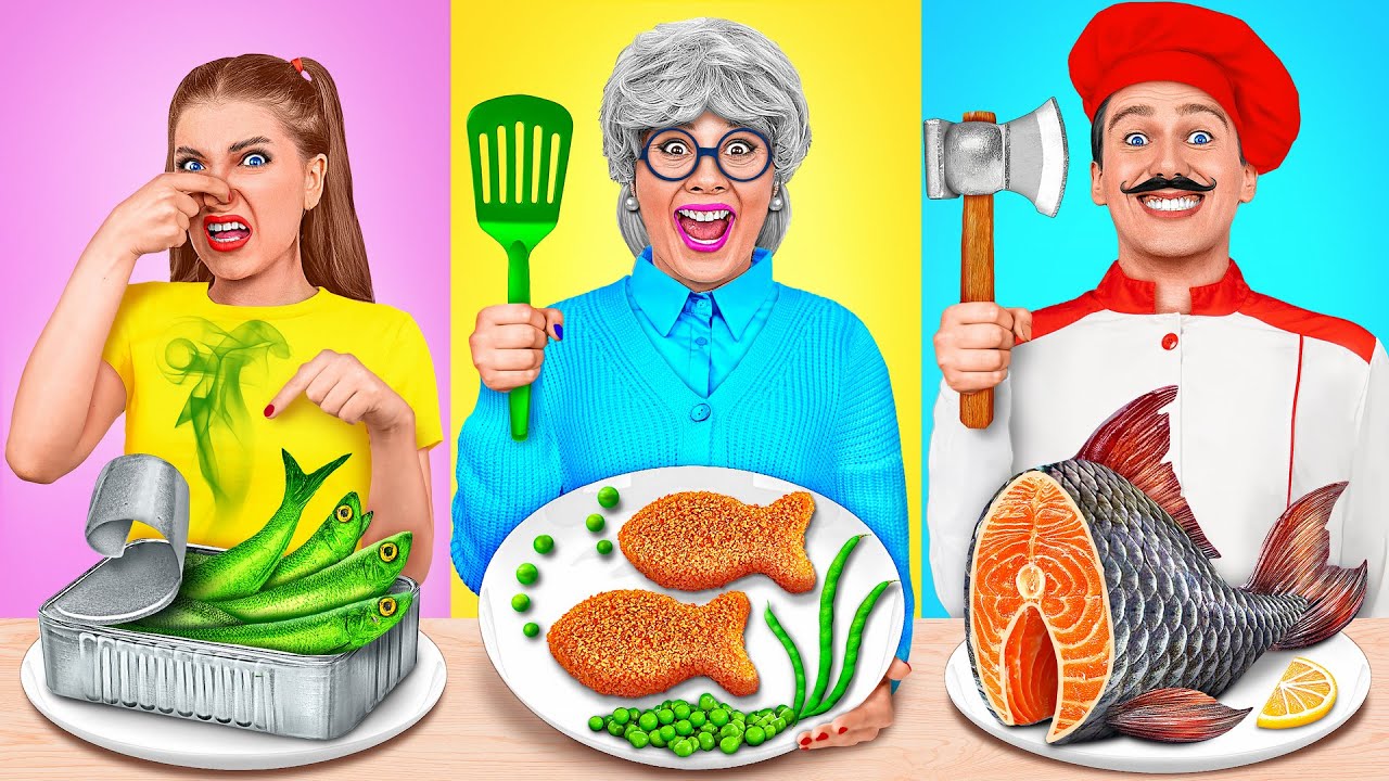 Eu vs Minha Vó No Desafio De Culinária | Batalha Épica De Comida por Multi DO Challenge