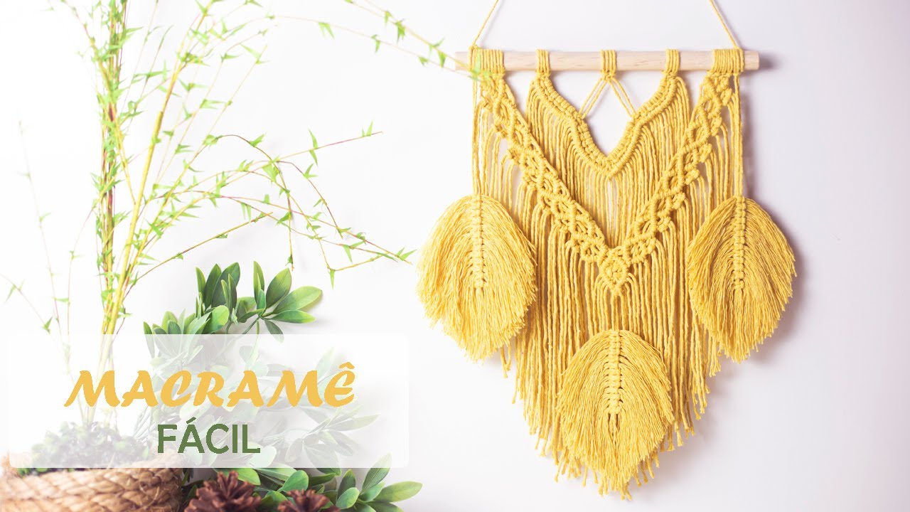 PAINEL DECORATIVO - WALL HANGING - MACRAMÊ