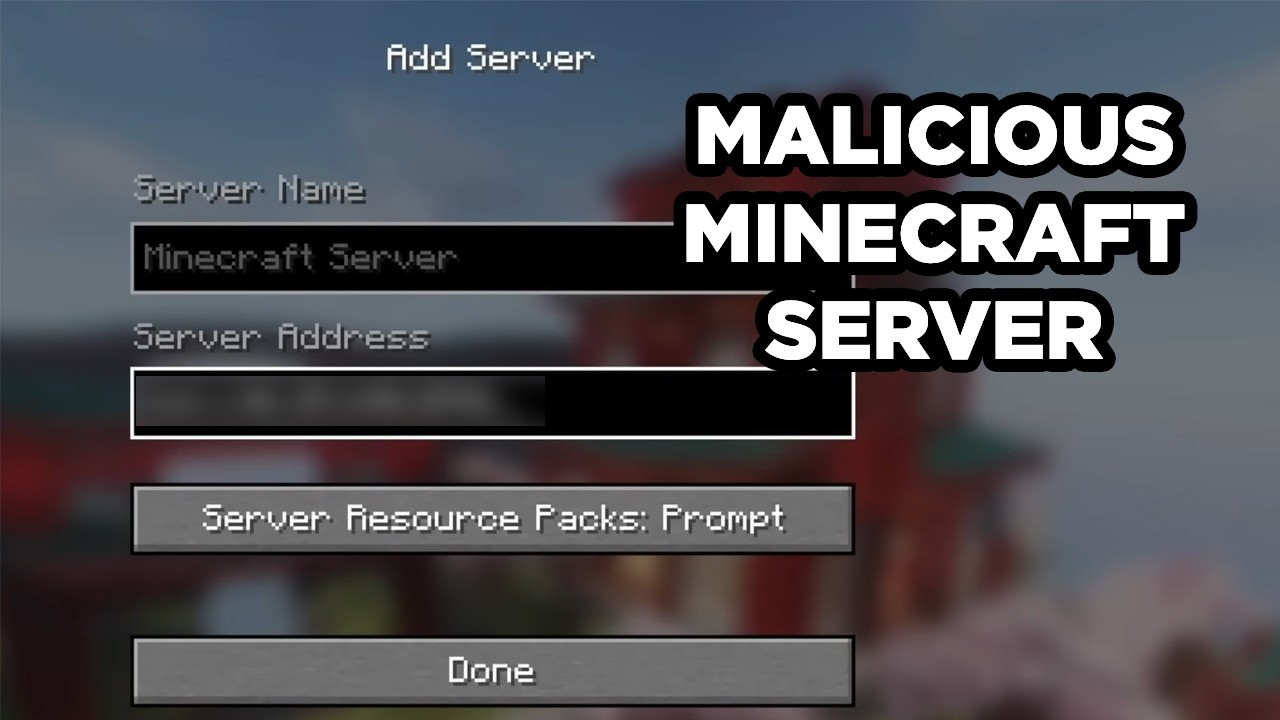 This Minecraft Server will Hack You