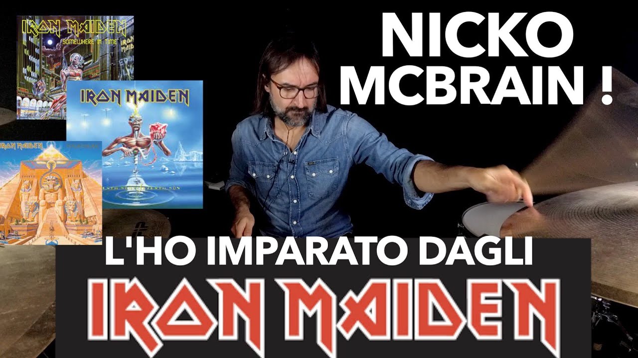 BRUNO FARINELLI - L'HO IMPARATO DAGLI IRON MAIDEN (NICKO MCBRAIN)