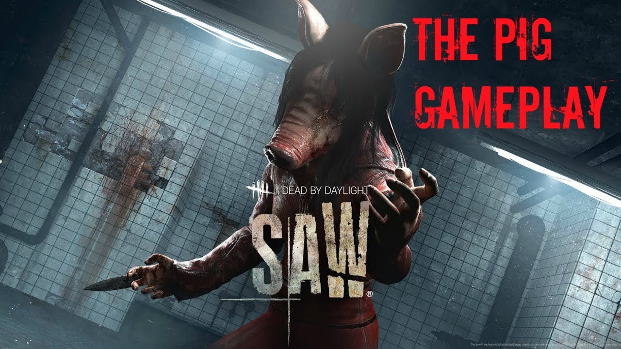 Dead by Daylight NEW SAW DLC! THE PIG FULL MATCH GAMEPLAY!