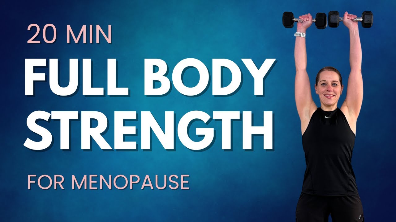 Full Body Strength for Menopause | 20 Min Dumbbell Workout