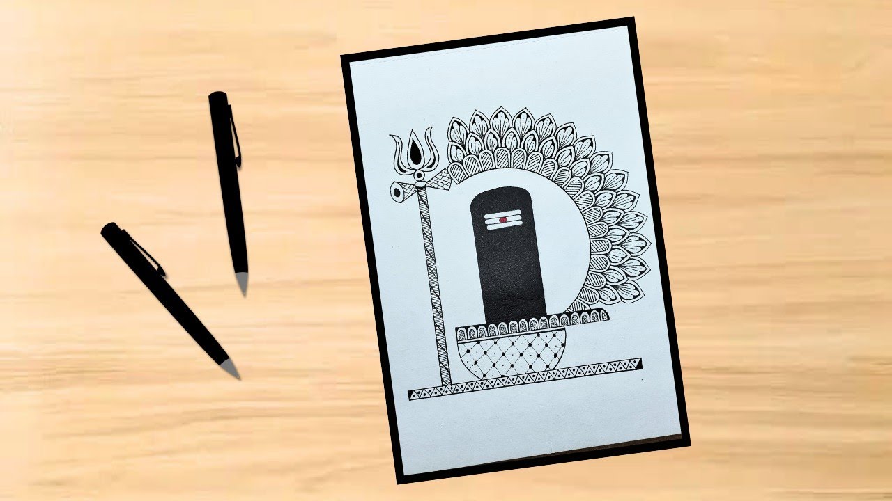 Maha Shivratri special Shivling Mandala Art | How to Draw Mandala Art for Beginners. @RahulGuha26