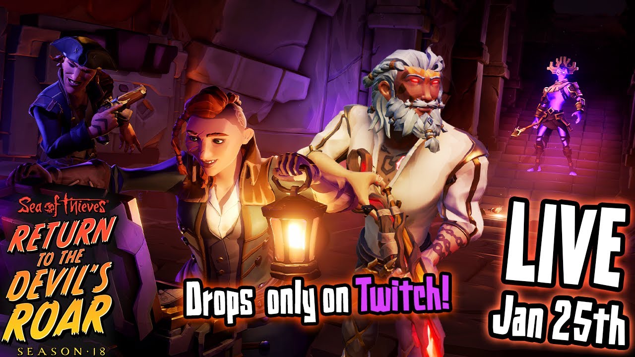 [12HR] Drops on Twitch! Season 18 Act II ❤️‍🔥 Sea of Thieves PVP | (!figgyz) (!discord) (!youtube)