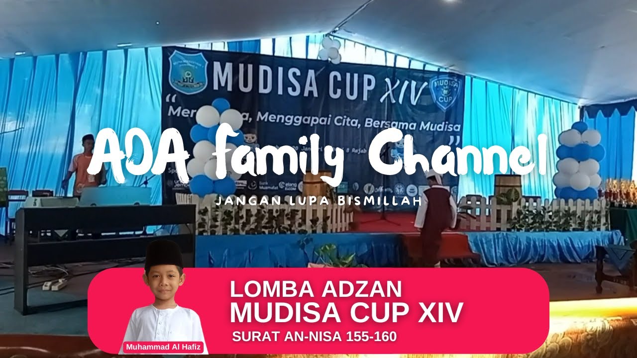 Adzan Merdu Kurdi | Juara 1 Lomba Adzan | Mudisa Cup XIV SD Muhammadiyah 1 Jember