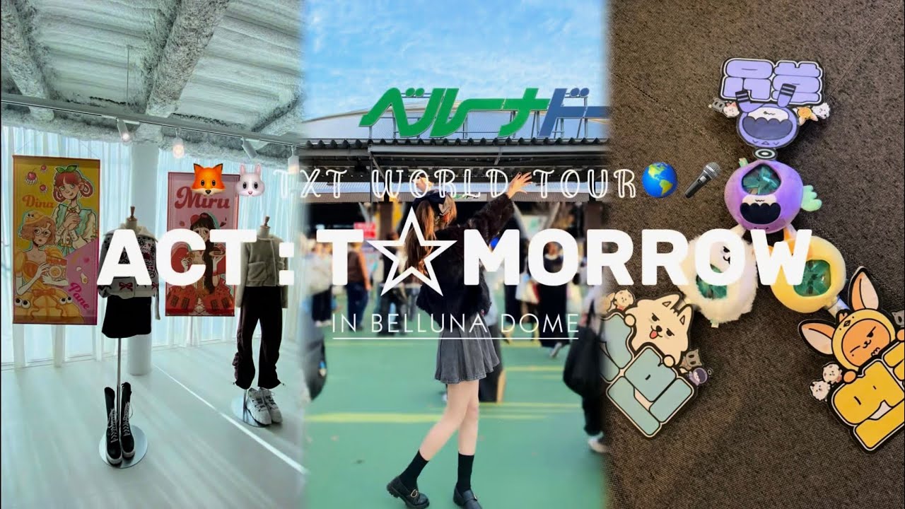 【Vlog】推し活~TXTと過ごす秋🦊🍁~ 念願のAnnMiruの世界へ🌈🍒  東京観光