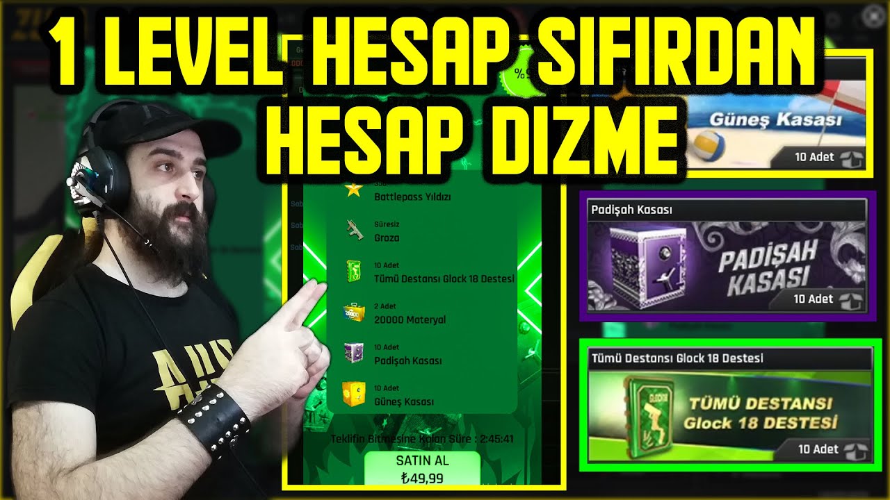 1 LEVEL HESABA SINIRSIZLI TEKLİF ALDIM😎😎😎 / SIFIRDAN HESAP DİZME BÖLÜM 1 / ZULA