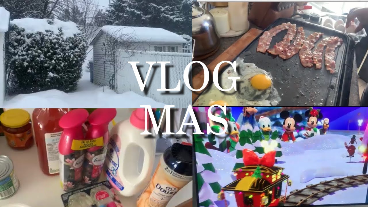 VLOGMAS 2025|Une journée dans ma vie de maman de 2 !!!! Épicerie,déjeuner etc …