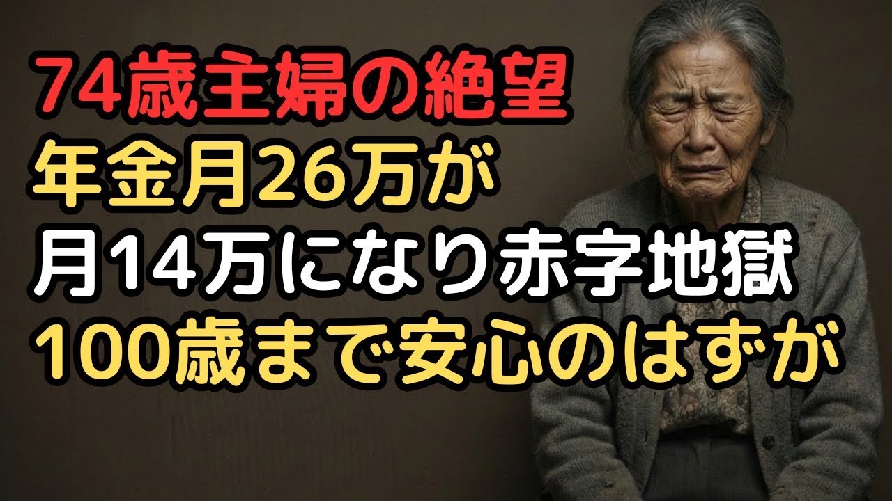 年金月26万円で「100歳まで安心」計算していた74歳夫婦…夫が先に亡くなり、一人の手取り14万円で月6万円の赤字「夫の年金が消えた」