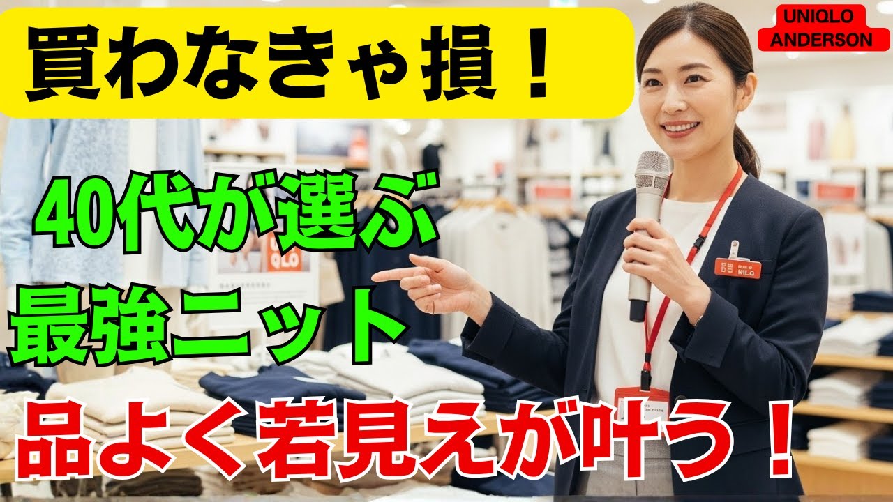 買わなきゃ損！【UNIQLO & JW ANDERSON】品よく若見えする秋の神セーター｜スタイリストが選んだ1枚.
